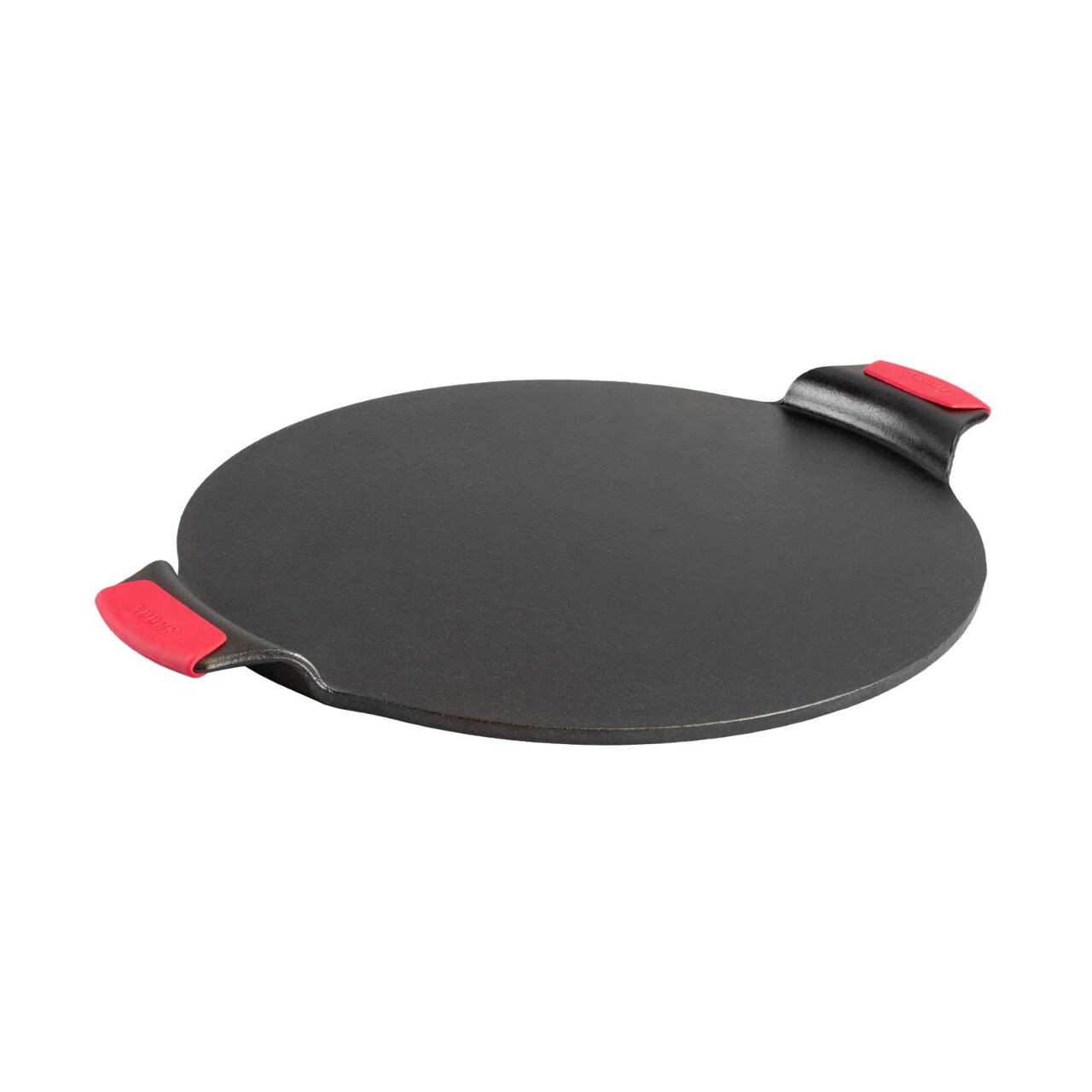 Lodge Cast Iron Pizza Pan Round Dual Handles Seasoned with Grips 15 inch